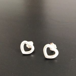 Tiffany & Co. silver heart earrings